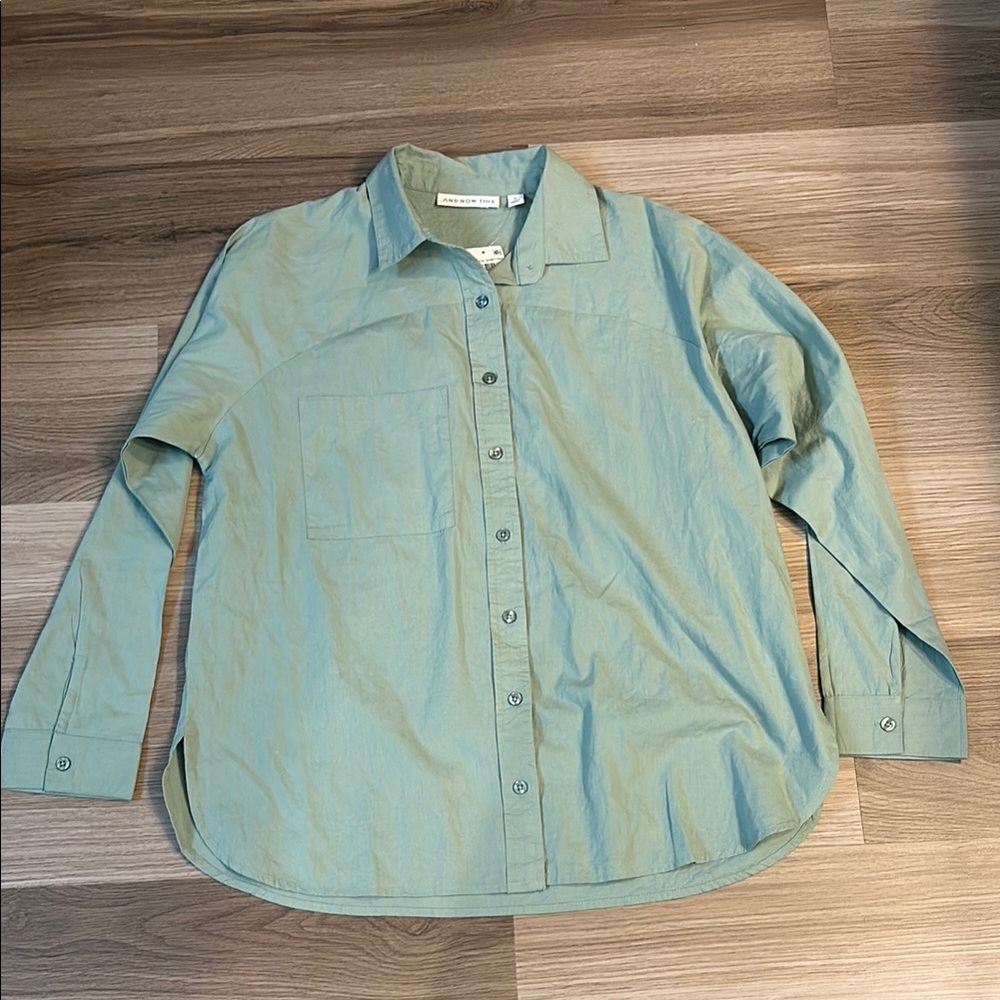 Spring Green Button-Up Shirt Macy’s